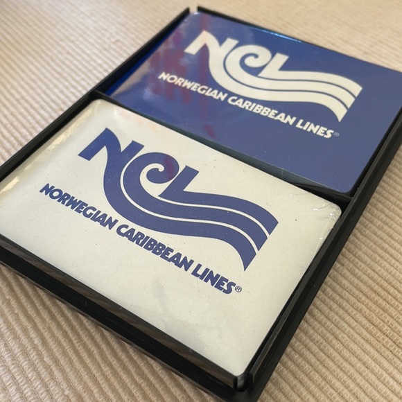 Norwegian Caribbean lines set of 2 decks of playing cards new sealed - Picture 5 of 5